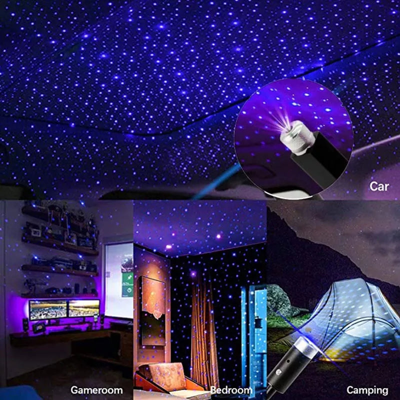 Car Romantic LED Starry Sky Night Light