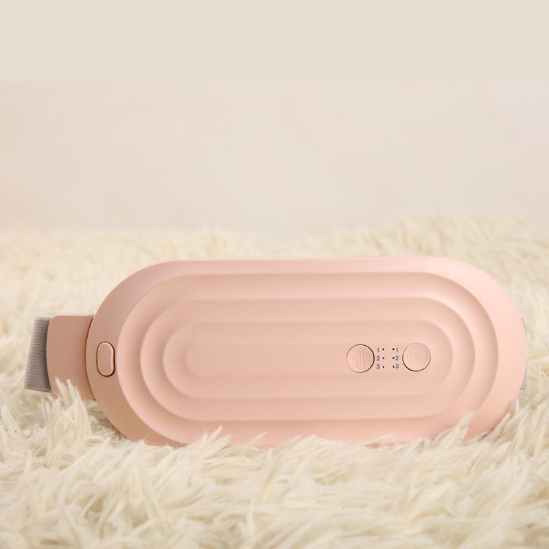 "Smart Menstrual Heating Pad: Alleviate Waist Pain and Cramps with Vibrating Abdominal Massager – Electric Waist Belt Device for Soothing Relief"